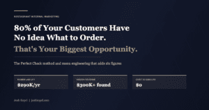 Restaurant internal marketing strategy showing Ramen Lab $290K annual lift, $300K in hidden revenue found, and zero cost to execute
