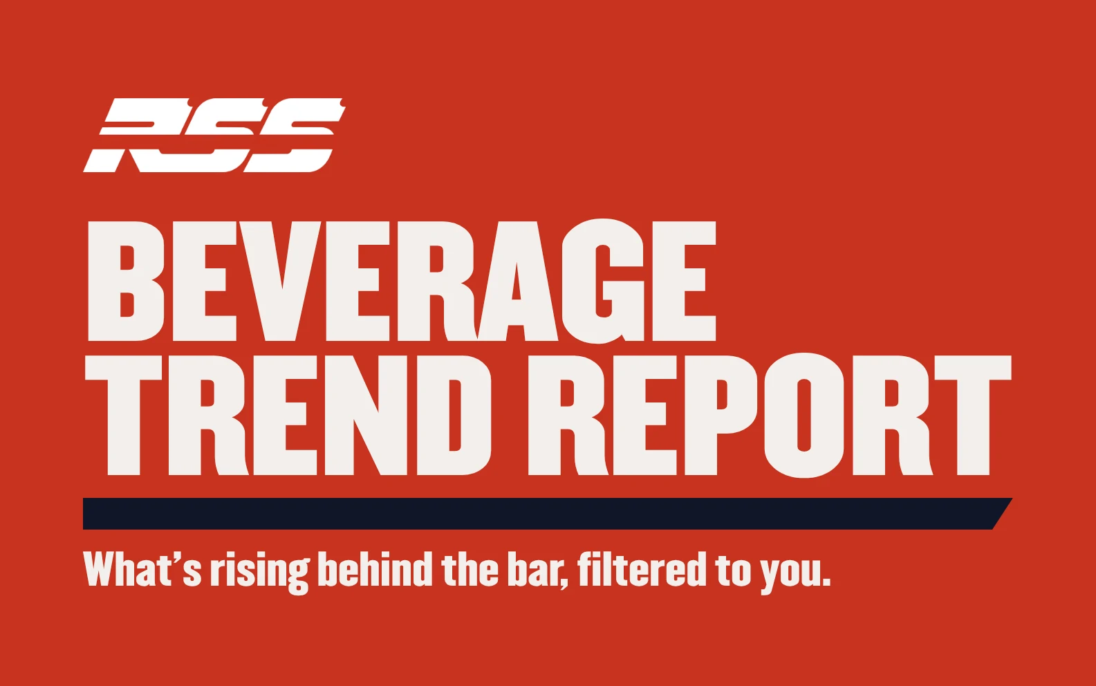 Beverage Trend Report: what is rising behind the bar, filtered to your restaurant