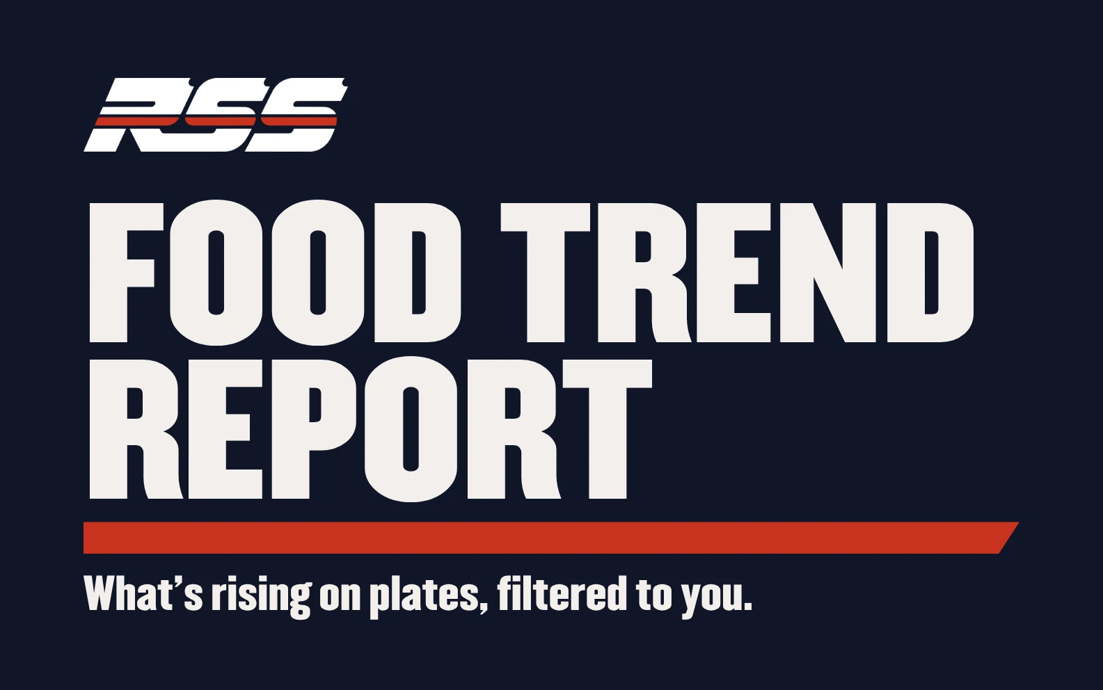 Food Trend Report: what is rising on plates, filtered to your restaurant